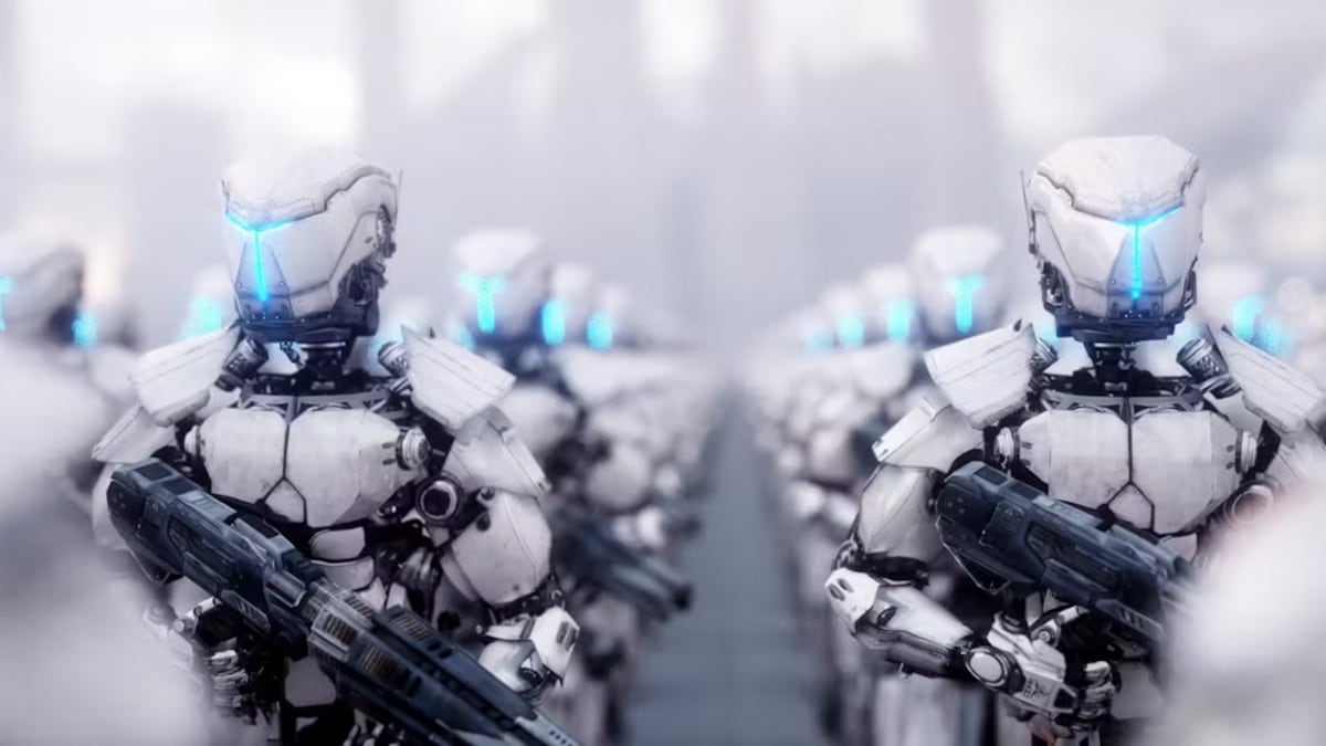 Soldados Robot Inteligencia artificial