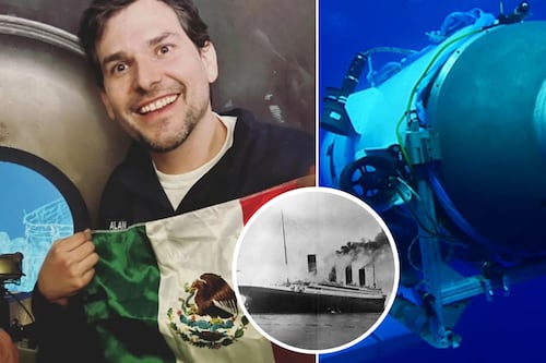 Influencer mexicano también viajó en submarino al Titanic y vivió para contarlo: así fue su travesía