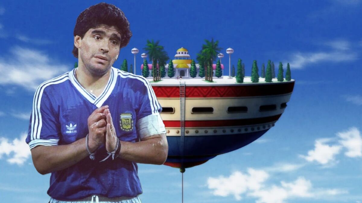 Diego Maradona Dragon Ball IA