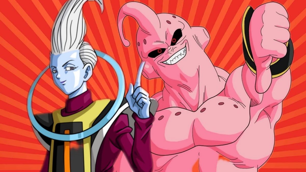 Whis y Majin Buu. Composición Alberto Sandoval