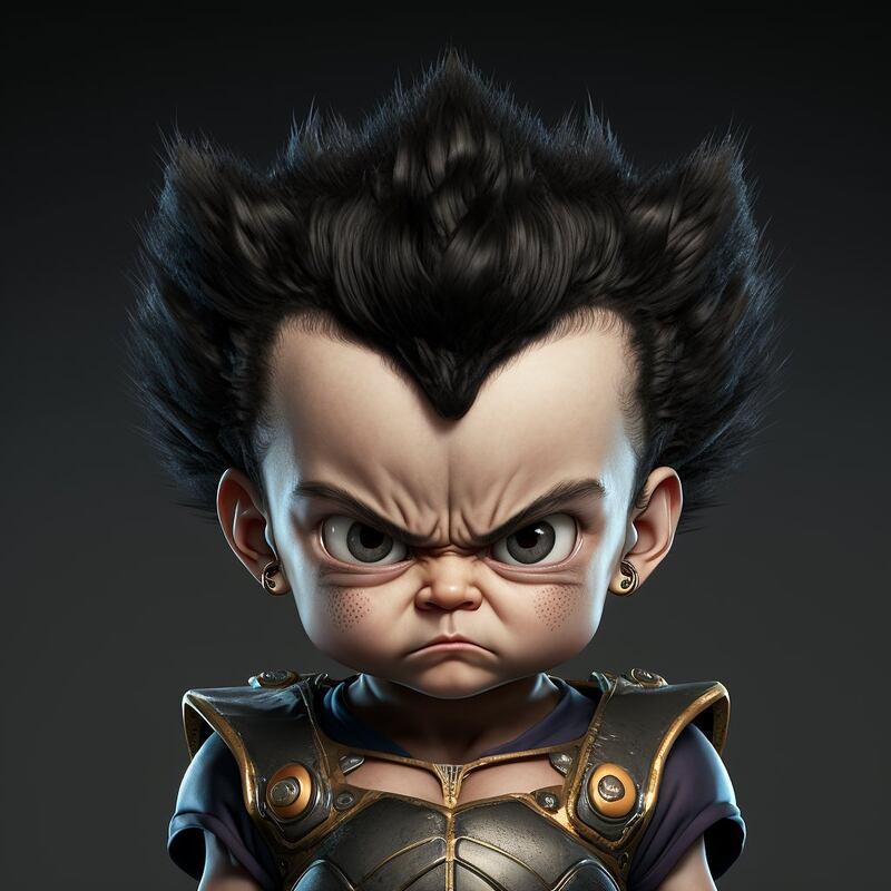 Dragon Ball. Vegeta Inteligencia Artificial