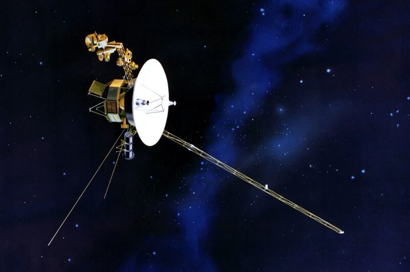 El dibujo de este artista muestra una de las sondas Voyager. | Foto: NASA