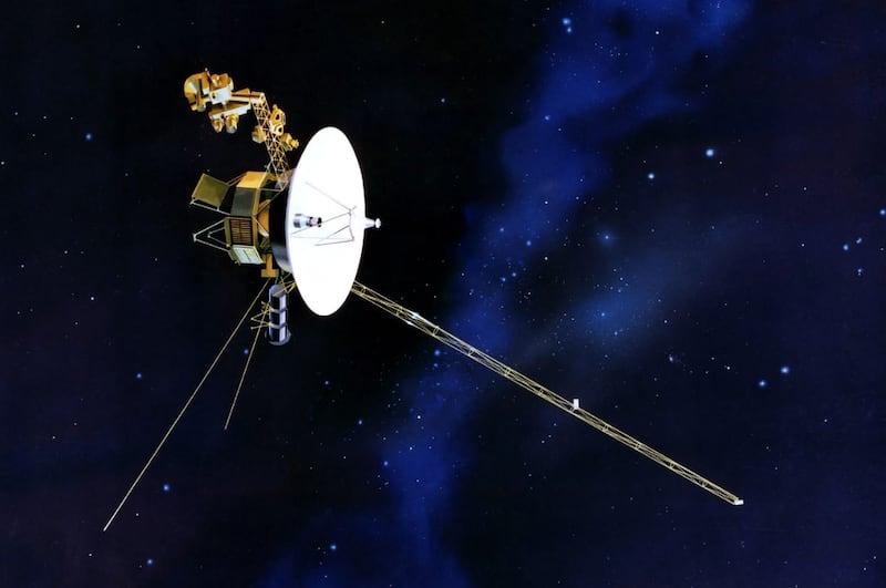 El dibujo de este artista muestra una de las sondas Voyager. | Foto: NASA
