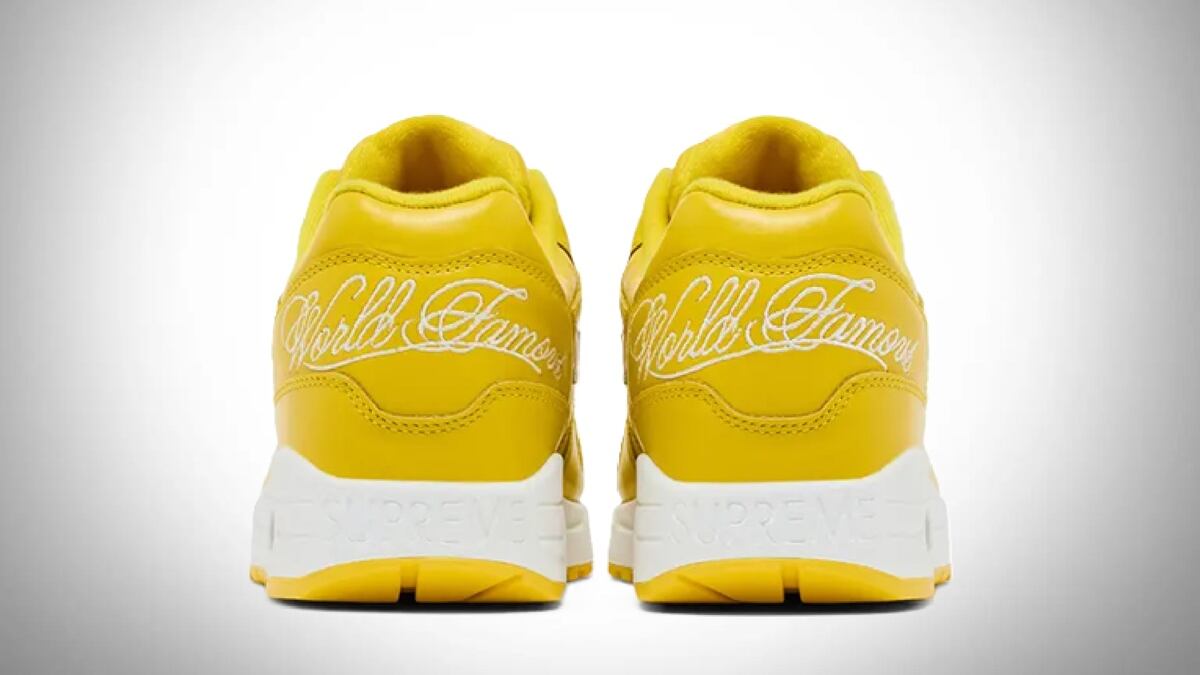Supreme x Nike Air Max 1 '87 SP Speed Yellow