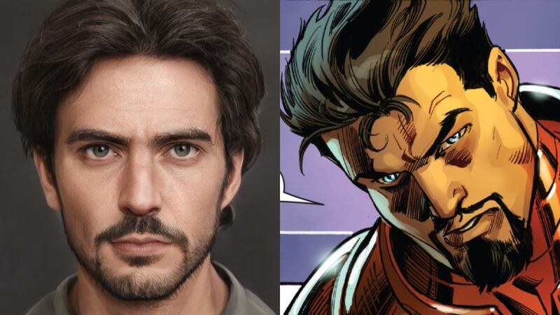 Tony Stark / Iron Man según la Inteligencia Artificial Artbreeder