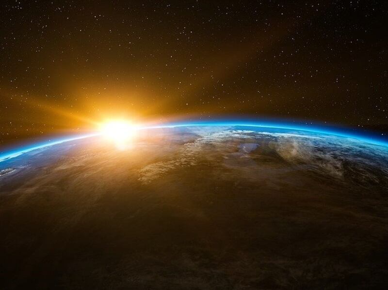 La Tierra vista desde el espacio.