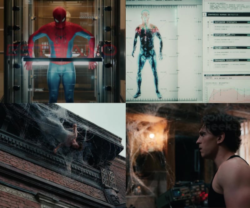 Transformación de Spiderman.