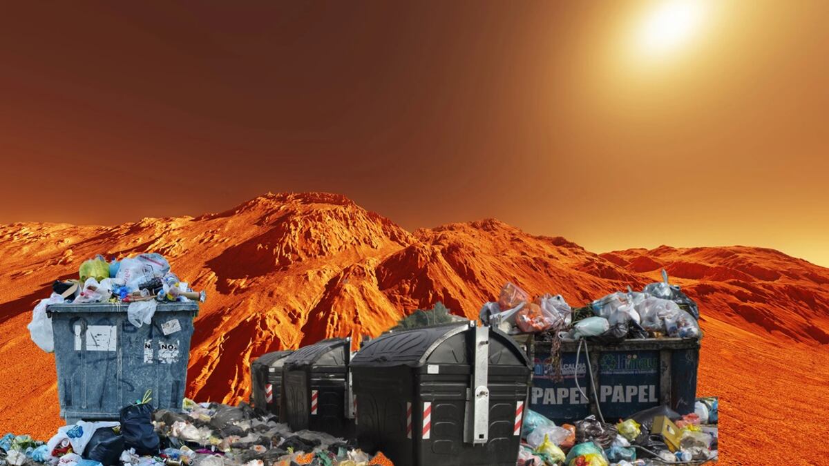 Basura en Marte