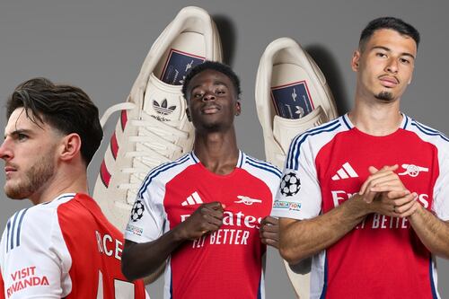 Modo UEFA Champions League: así son las zapatillas que Adidas le diseñó al Arsenal de Inglaterra