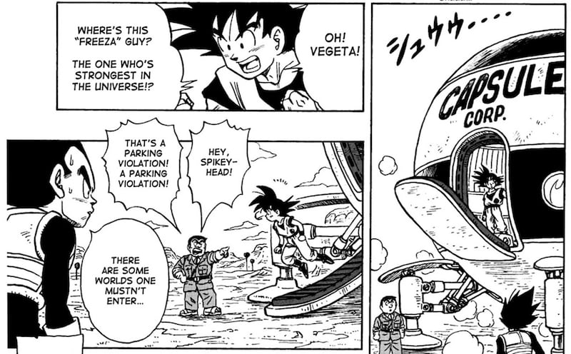 Crossover Dragon Ball y Kochikame