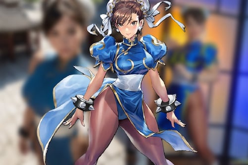 Modelo francesa desafía a la inteligencia artificial con este impactante cosplay de Chun-Li de Street Fighter