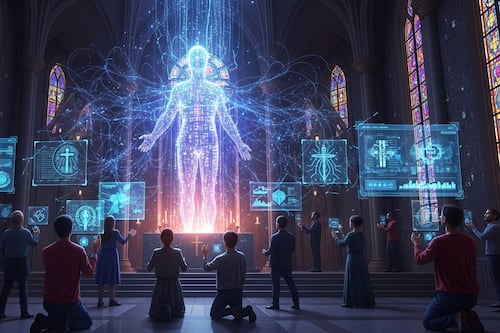 ¿Qué es la tecno-religión y cuál es el papel que juega la IA en ella?