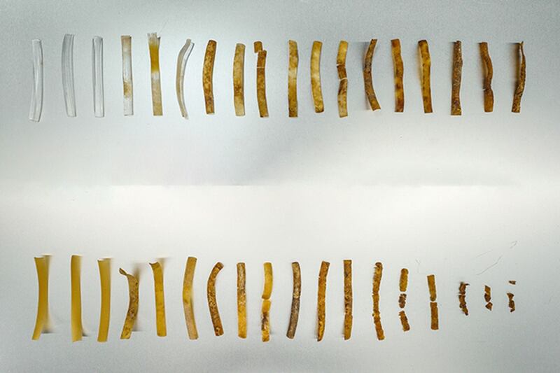 Plástico TPU. Foto: Universidad de California en San Diego