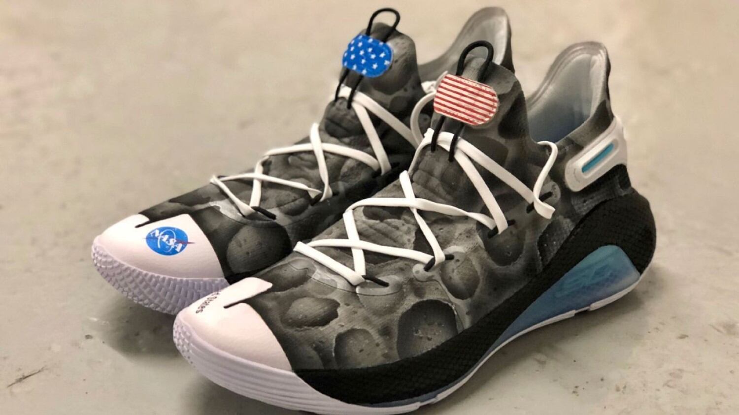 Las zapatillas Under Armour para Steph Curry sobre la llegada del hombre a la Luna