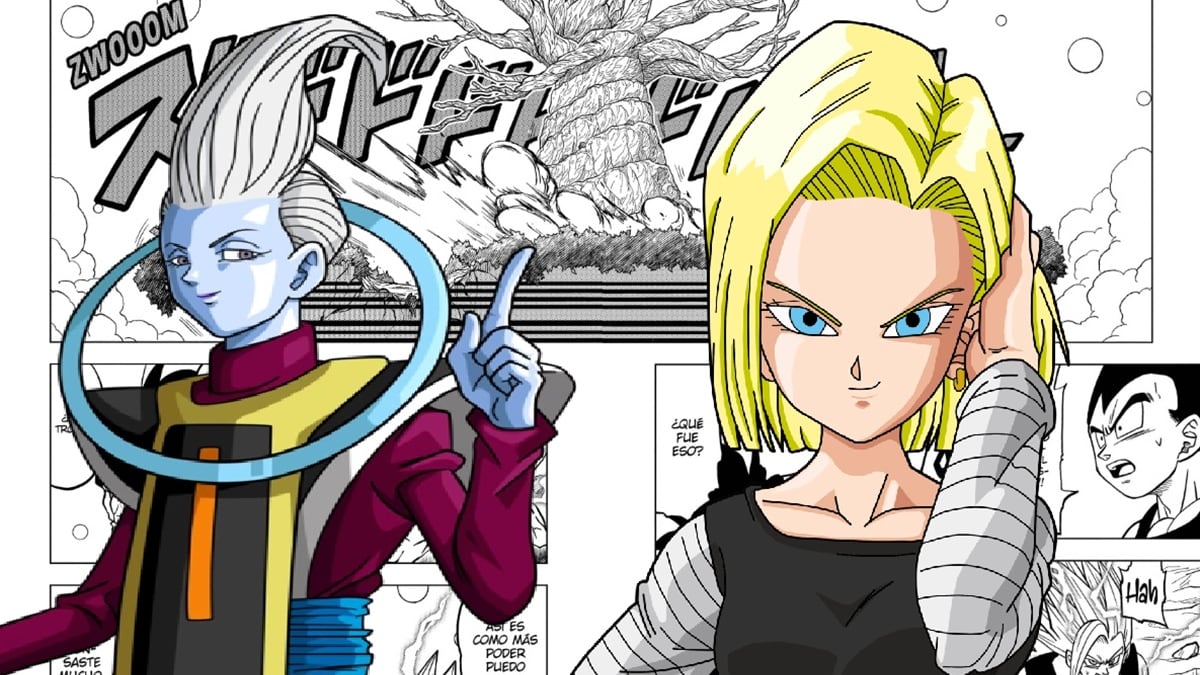 Whis y Número 18 Dragon Ball Super