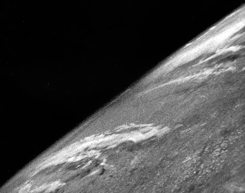 primera fotografía desde el espacio.