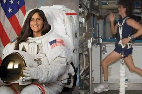 La historia de la primera astronauta que corrió una maratón de 42 kilómetros en el espacio hace 18 años