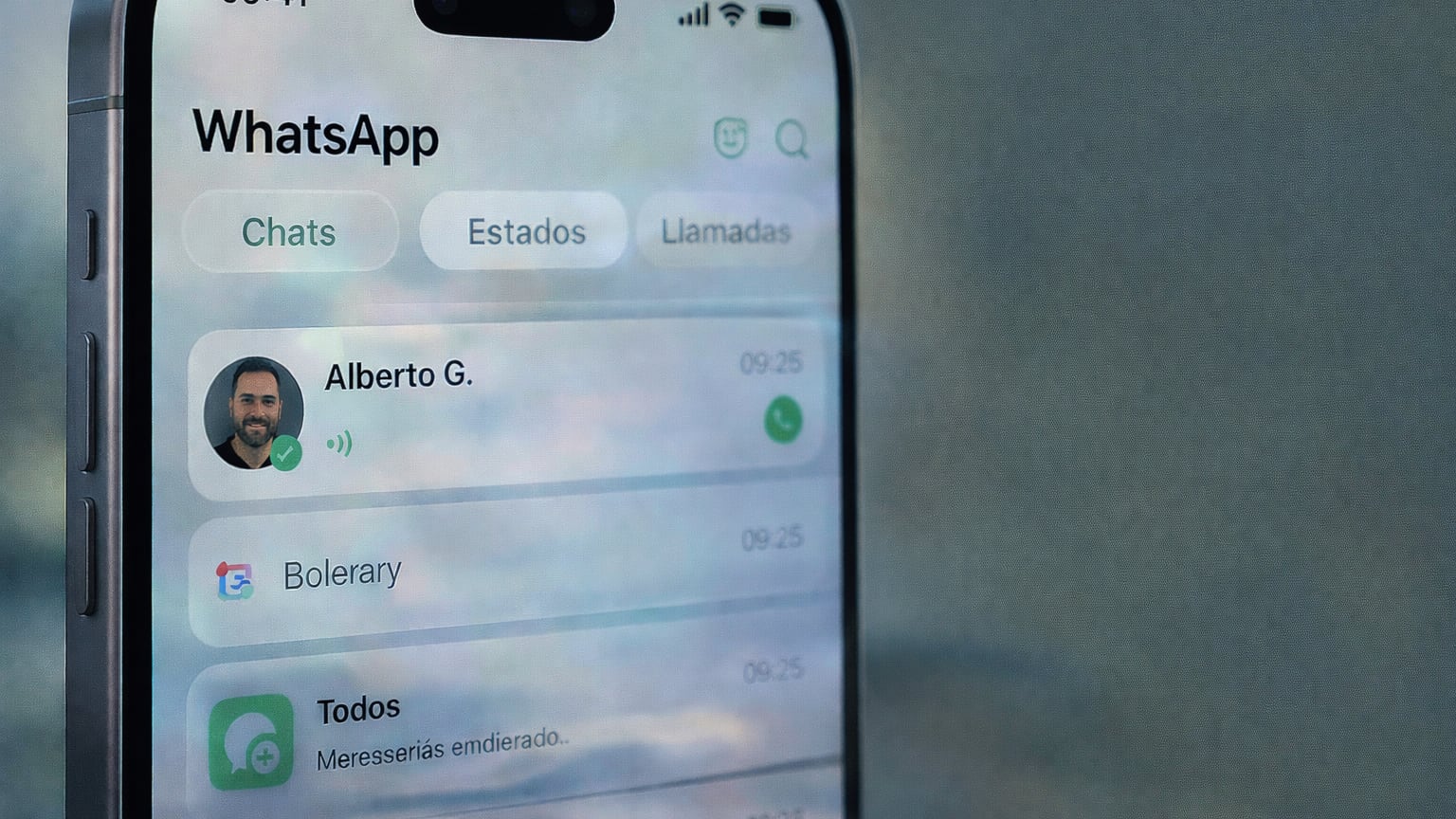 WhatsApp lanza Liquid Glass, su nuevo diseño con transparencias y animaciones.