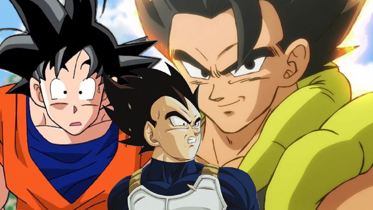 Dragon Ball - Gogeta, fusión de Goku y Vegeta