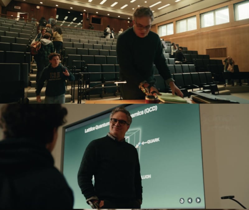 Bruce Banner en la forma humana.