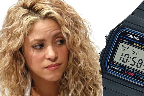 Casio F-91W, conoce el reloj más popular de la marca ninguneada por Shakira