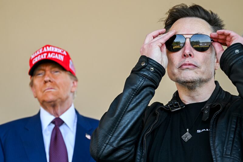 Elon Musk y Donald Trump.