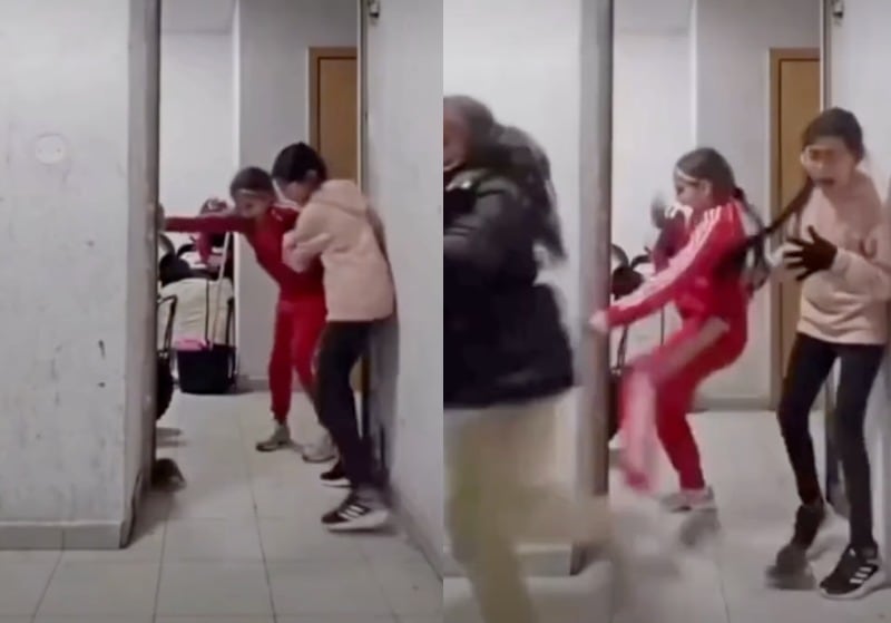 Niñas bailaban para TikTok y una rata arruina video