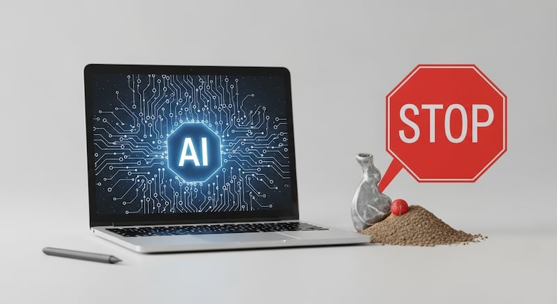 Detener a la Inteligencia Artificial / Arte conceptual Whisk-FW