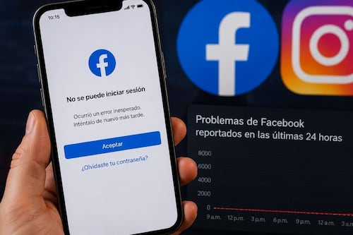 Facebook e Instagram presentan fallas; usuarios reportan problemas para iniciar sesión y usar las aplicaciones