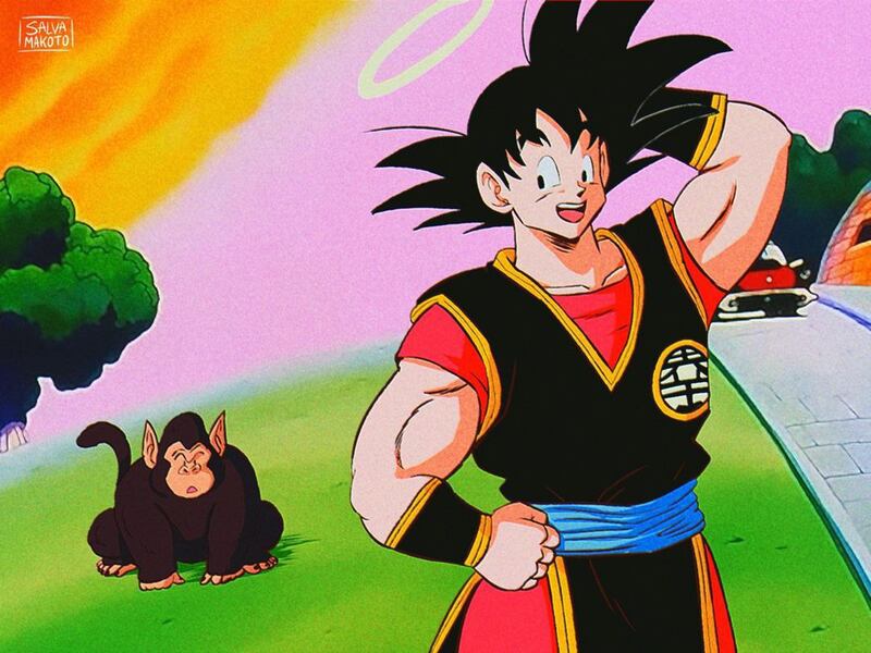 Goku como Kaio del Norte