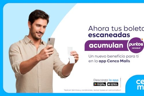 App Cenco Malls suma funcionalidad para acumular Puntos Cencosud y acceder a productos, servicios y experiencias