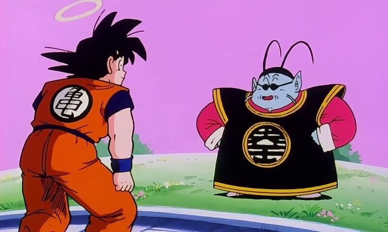 Goku y Kaio del Norte