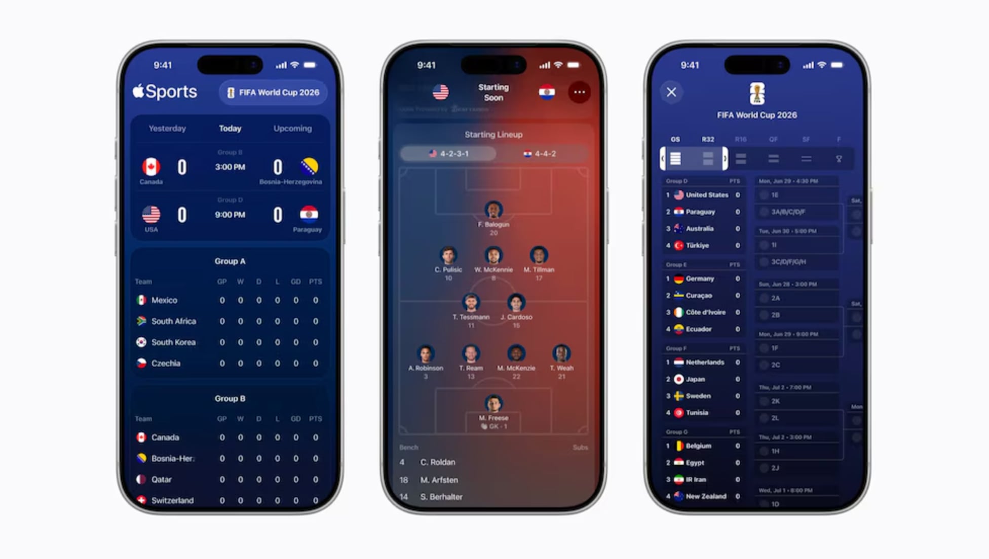 Apple Sports se actualiza para la Copa Mundial de la FIFA 2026: Cómo seguir los grupos y marcadores en vivo