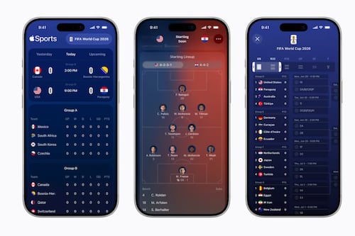 Apple Sports se actualiza para la Copa Mundial de la FIFA 2026: Cómo seguir los grupos y marcadores en vivo