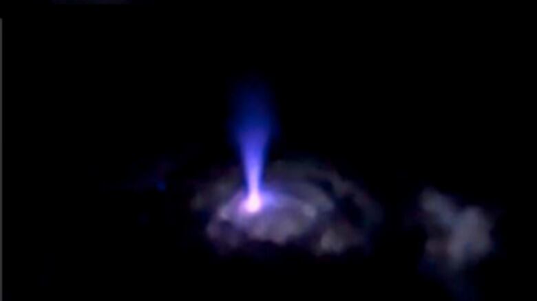 relámpagos desde el espacio