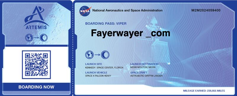 Fayerwayer irá a la Luna | Boarding Pass NASA