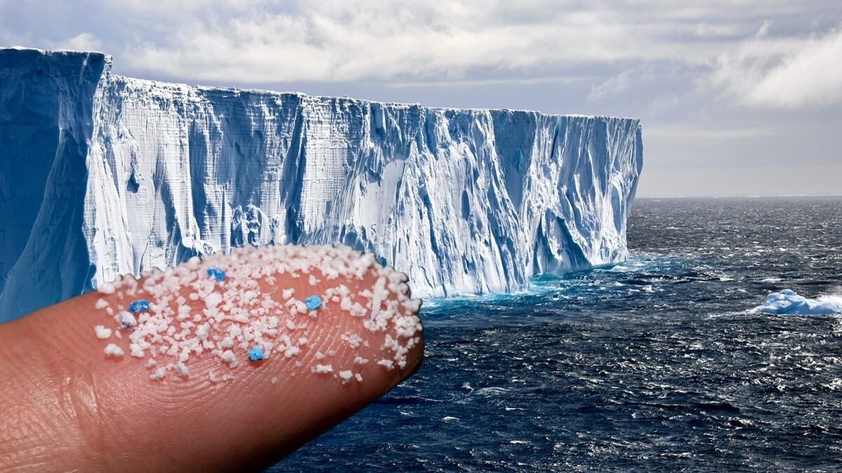 Microplástico en las regiones de la Antártida