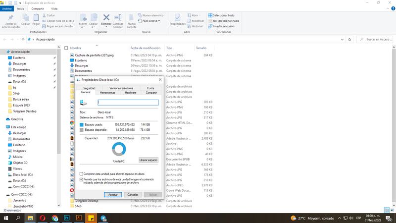 Armamos una guía sencilla con los pasos necesarios para verificar el espacio utilizado y disponible de almacenamiento en nuestra computadora con Windows.