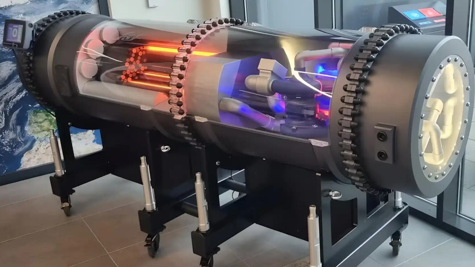 Modelo del reactor nuclear Rolls-Royce