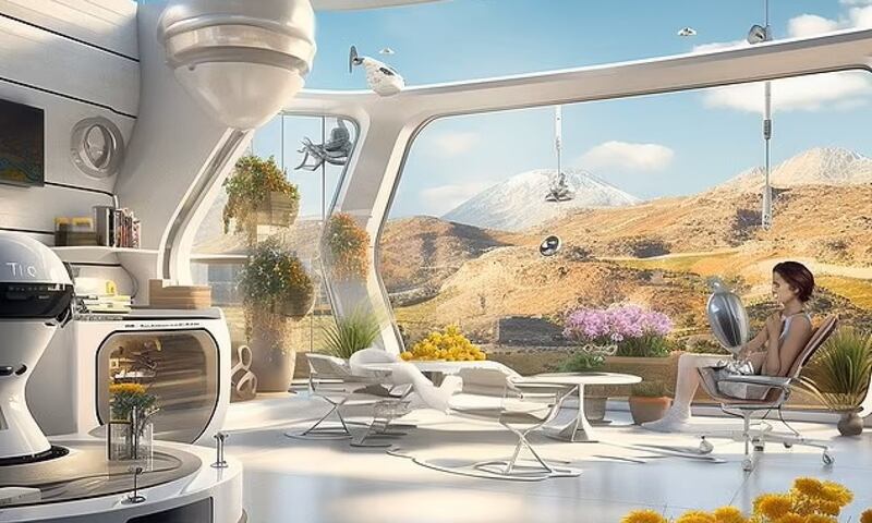 Ejemplo de una casa del futuro