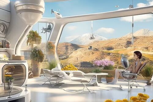 La Inteligencia Artificial vislumbra cómo serán las casas del futuro: con hologramas, robots y más