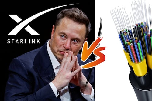 Internet de Starlink Vs. cable de fibra óptica: ¿Qué tipo de conexión es mejor?