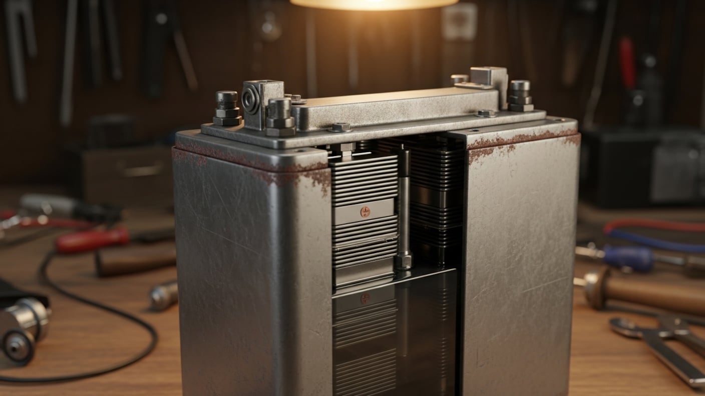 Imagen referencial - Batería de Edison - IA - FW/Whisk