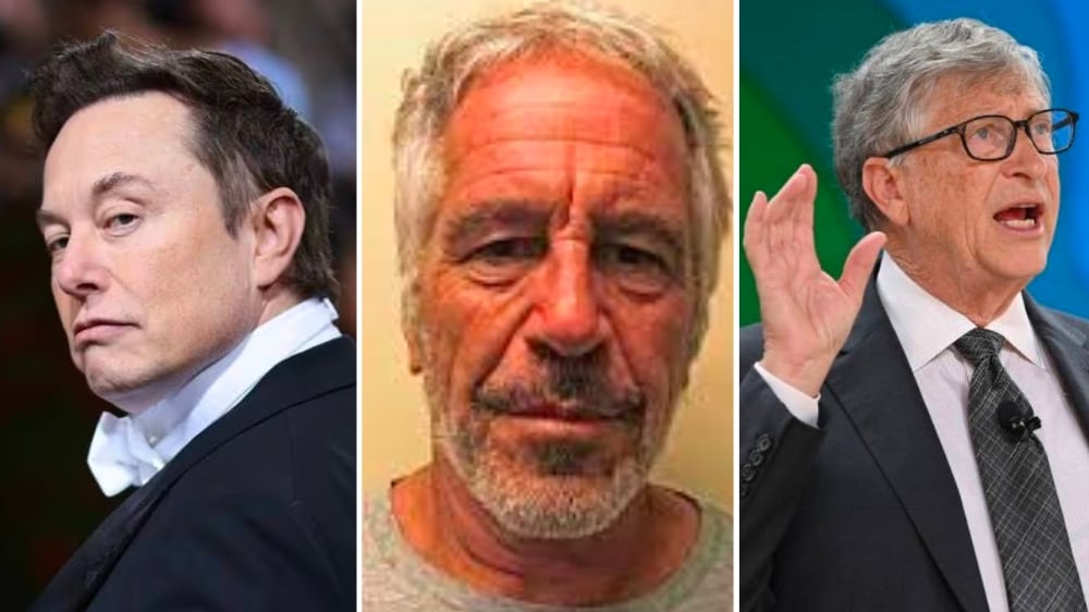 Elon Musk, Jeffrey Epstein, Bill Gates | Composición