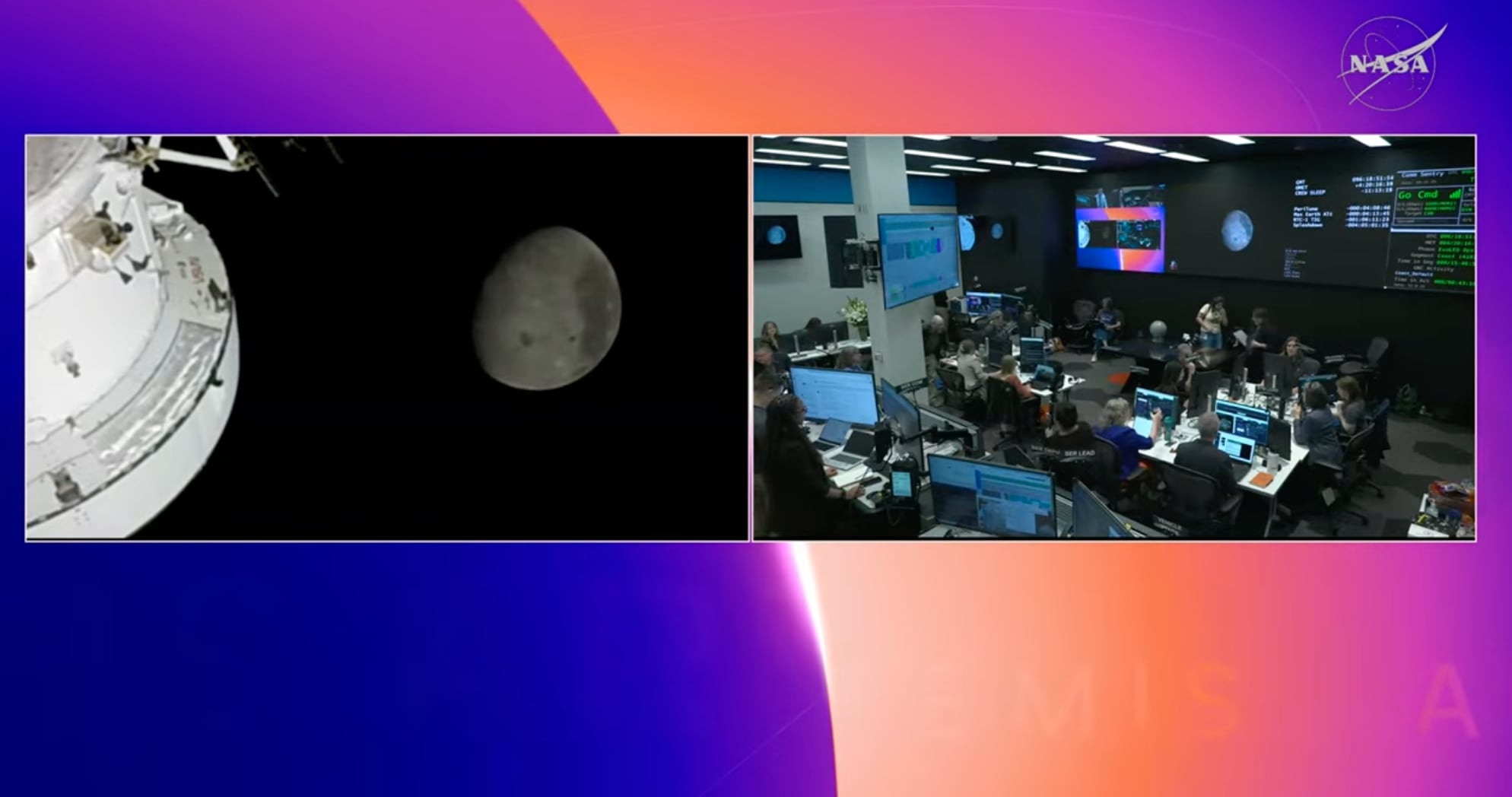 LUNA EN DIRECTO: Artemis II rodea el satélite en 8K