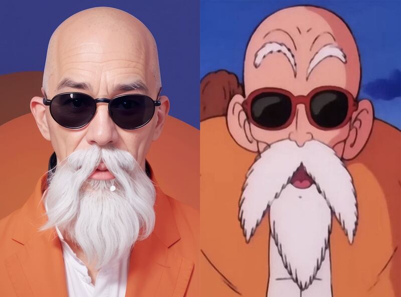 DB Live Action Maestro Roshi
