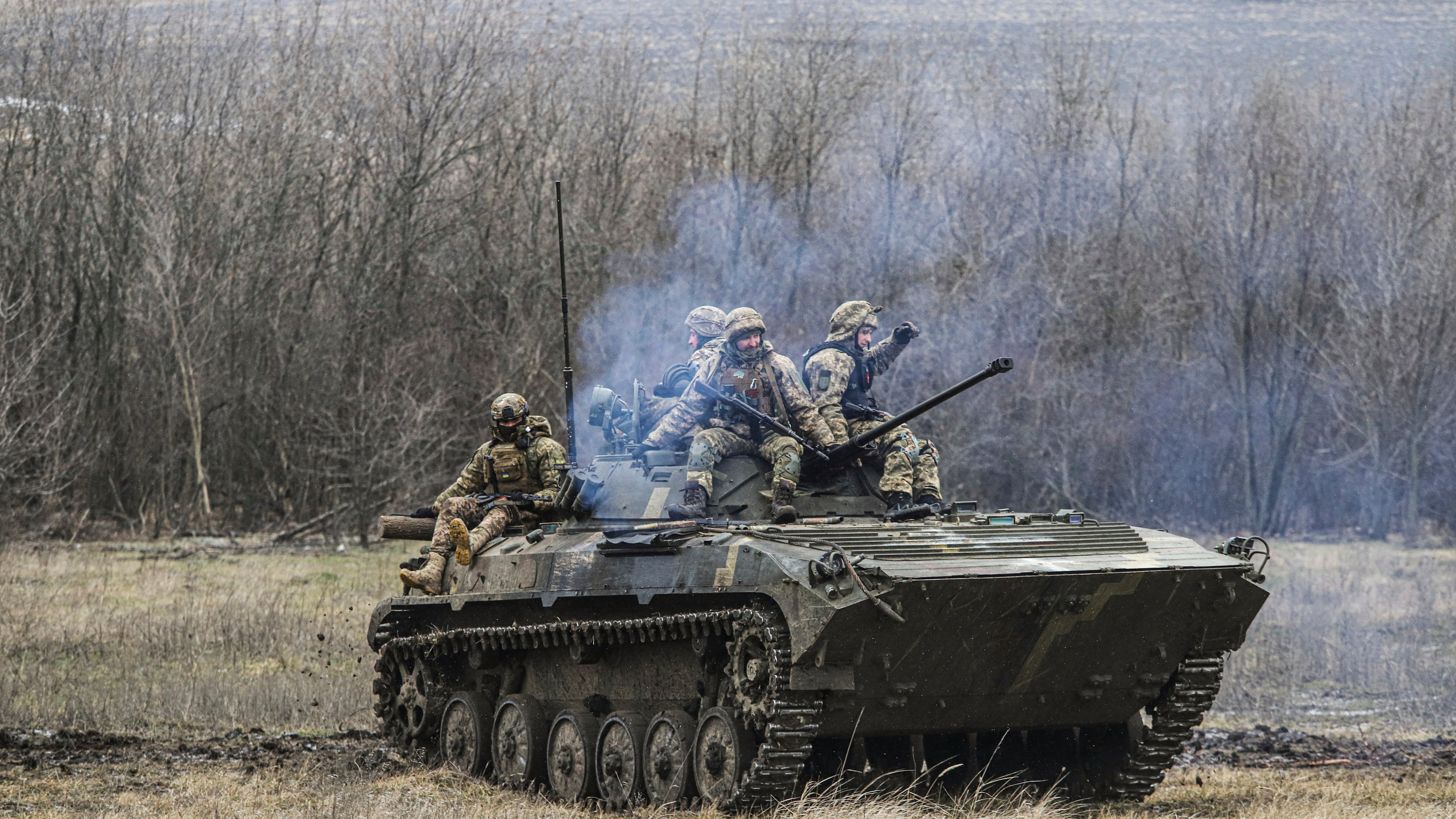 Ucrania espera contar con un centenar de tanques para marzo