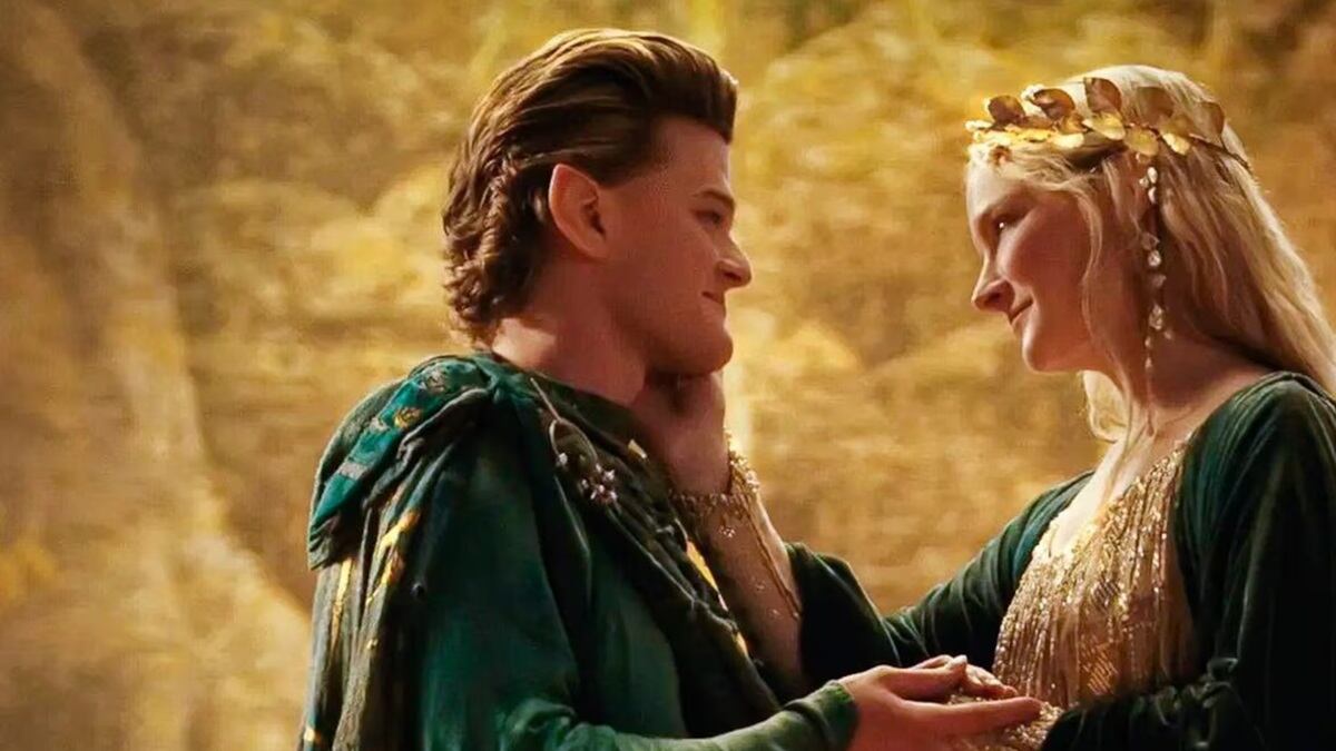 Elrond y Galadriel The Rings of Power