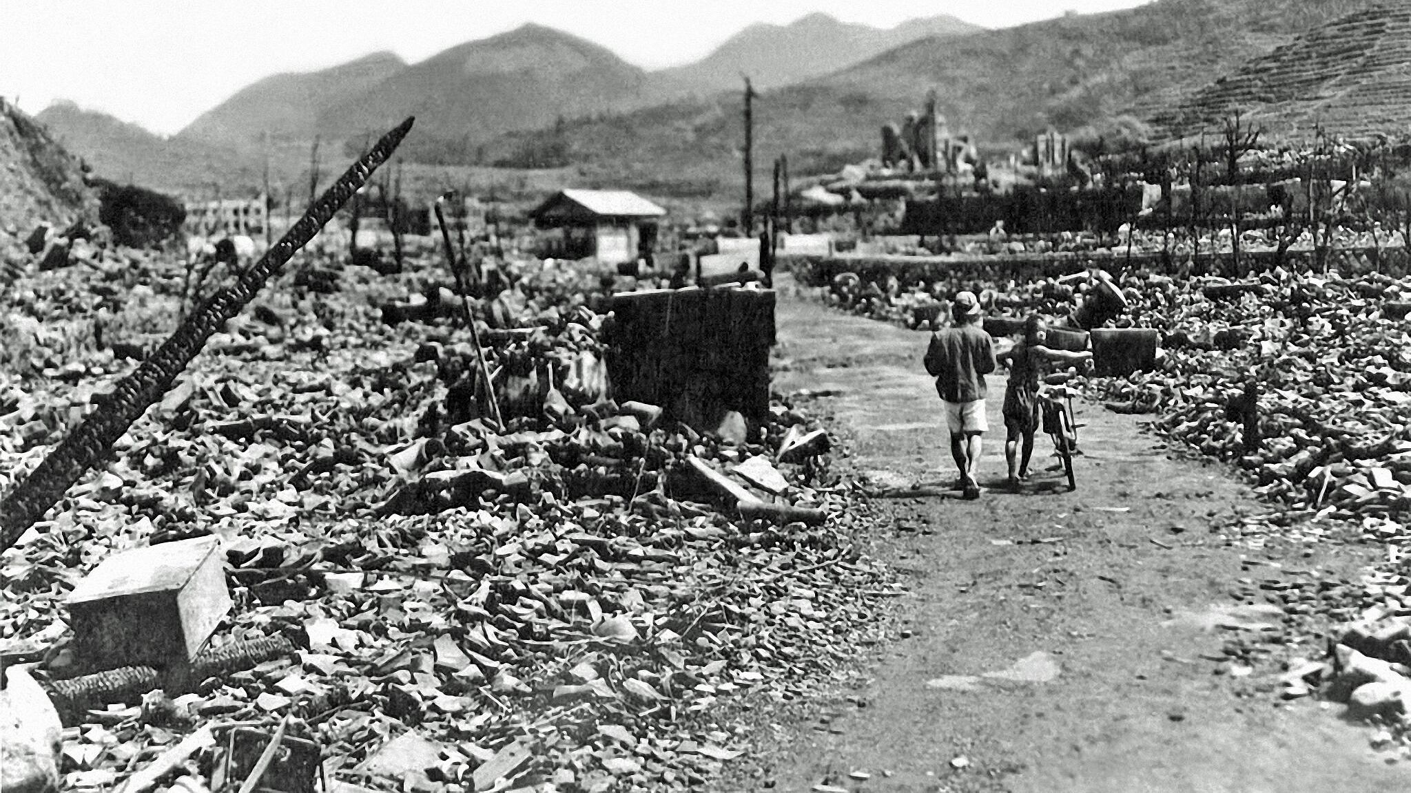 La devastación en Hiroshima tras el lanzamiento de la bomba atómica.