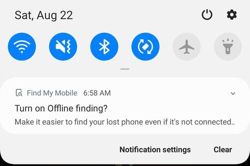 Samsung: nueva función te permite encontrar tu smartphone aunque estés sin conexión